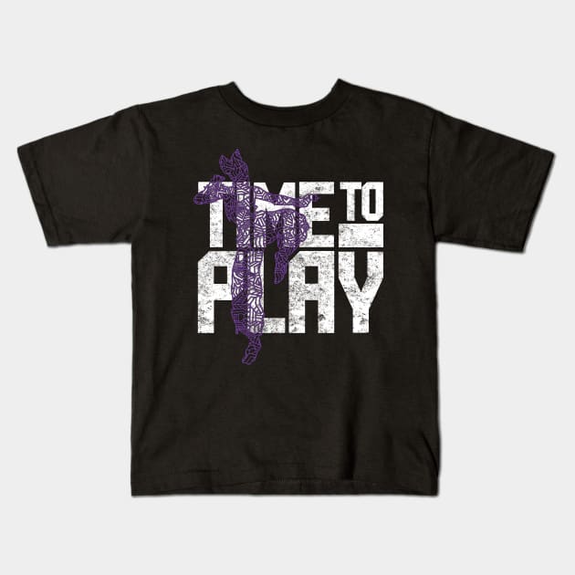 Juri T-Shirt - "Time to Play" Kids T-Shirt by NALE